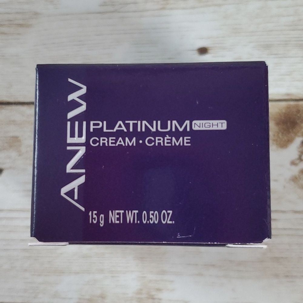 NEW AVON Anew Platinum Night Cream .50 Oz 15g NIB‎